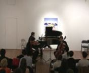 Dmitri Shostakovich&#39;s Piano Trio No. 2 in E minor, Op. 67 (Allegretto) being performed by Avi Nagin (violin), Patrick Hopkins (cello) and Peter Asimov (piano) at The Nouveau Classical Project&#39;s Departures show on May 28, 2009.nnwww.nouveauclassical.org