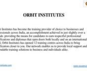 Video Orbit Institutes.mp4 from orbit video mp4