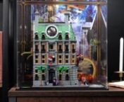 Display, elevate, and enhance your LEGO® Marvel Sanctum Sanctorum Set (76218). Protect your LEGO® Doctor Strange Sanctum Sanctorum by taking it to the Mirror Dimension in this Limited Edition (Special Edition) display case with 3D effect lenticular background.nnCreate the perfect diorama with all 9 Marvel minifigures by displaying them against this dynamic background, designed to transition in and out of the Mirror Dimension as you walk around the display case. We also included custom made Tao