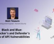 APIs are a foundational innovation in today’s app-driven world and increasingly becoming the main target for attackers. How do you protect yourself? Matt Tesauro, distinguished engineer, will walk you through how attackers use techniques like broken object level authorization (BOLA) attacks against an API, and how attackers gain access to critical data. Understand how attackers find and exploit vulnerabilities so you can gain insight into why many traditional security approaches fail against a