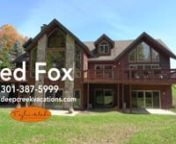 Book Red Fox today! &#124; https://www.deepcreekvacations.com/booking/red-foxn────────────────────────────────────────nnRed Fox is a well-appointed, lakefront home that will leave you longing to return year-after-year. This dog-friendly retreat is sure to please every member of the family! nnBuilt for fun, the private indoor pool is a highlight of this home that will delight your guests! No matter what the weather, you ca