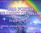 Hello beautiful souls! We are now in the powerful 10/10/22 energy portal and bathing in the light of the Aries Full Moon! nnWhat a perfect sacred time to share with you the collaboration between myself, Lovisa Alvtorn and Doni Amoris.nnWe have united our soul gifts to channel a free event: LIGHT OF ASGARD. This event transmits to you the blessings of Goddess Freya, Allfather Odin, and Yggdrasil and it celebrates the birth of the ASGARD Illumination Scarves! �✨����nnTune into the 10