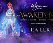 Awakening, the new show at Wynn Las Vegas, invites the audience to join the quest of our beautiful heroine and her two fellow travelers as they seek to restore beauty and love to the world. Travel with them and experience worlds never before seen on their journey in a 360-degree theater custom designed for Awakening. Infused with modern day myth and magic, Awakening comes to life through a combination of dramatic choreography, technology, fantastic creatures, and a custom sound system designed t