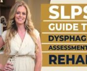 Where do SLPs actually start when it comes to dysphagia rehabilitation?nnObviously, this is a very broad question and the real answer is…. “It depends.”nnIt depends on the patient, their diagnosis, their desire to participate in therapy, and the physiologic impairments noted on their MBS (just to name a few factors!). nnIn today’s video, I’m going to break down the evidence-based steps that should be considered when assessing and treating dysphagia patients.nnAnd if you stick around