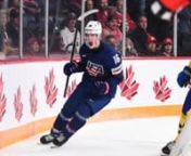Chaz Lucius completed his hat trick with the overtime winner as the U.S. outscored Sweden 8-7 to win the bronze medal at the 2023 IIHF World Junior Championship.