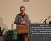FULL MESSAGE TEXT/AUDIO/ETC. at https://gracesummit.org/Messages/20230129nPaul begins addressing the Jewish Christians who struggle with how to deal with the Gentile Christians.nnMaybe you have experienced this – certain Christians who believed that ‘we’re the real ones.nnIn Chapter 3 – Paul sums up this argument he has been having with himself – playing devil’s advocate back and forth:nnRomans 3: 23 for all have sinned and fall short of the glory of God.nnBAM! We are ALL sinners. We