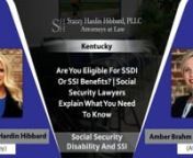 https://shhpllc.com/nnStacey Hardin Hibbard, PLLCnn324 West Walnut StreetnLebanon, KY 40033nUnited Statesnn104 Ponder Ct, Suite DnDanville, KY 40422nUnited StatesnnTo determine if you are eligible, you must determine if you have an insured status, and there are a couple of ways to do that. You can call Social Security and ask them, but you can also apply for a “Social Security” account through the Social Security website, which is ssa.gov. From it, you can pull your earnings record. Some peo
