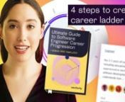 In this video, you will find out how to create a career ladder for a tech team that REALLY WORKS, as well as get the basic toolkit for a manager and career paths examples and templates. nn�USEFUL LINKS: n�FREE Ebook on career progression by Vectorly: https://bit.ly/3NKwR7Un� Skill matrix templates for 65+ tech roles: https://bit.ly/3ReOCiqn� Buffer career path template: https://bit.ly/3OOcyI7n�Mentor your team on autopilot with insight and recommendations SIGN IN: https://www.vectorly.