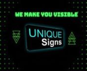 UNIQUE SIGNS, LEADING MANUFACTURER OF GLOW SIGN BOARDS, LED BOARDS, 3D BOARDS, ACP SIGN BOARD ,3D SIGNAGES , NEON SIGN BOARDS, STEEL LETTER!S &amp; BRASS LETTERS, ACRYLIC LETTERS, INTERNAL SIGNAGES &amp; OUTLET SIGNAGES, Hoardings and Standees.nnThe offered products are manufactured using high grade basic material and advanced technology. These products are extensively appreciated for features such as reliable performance, longer service life, attractive color combinations, elegant designs, eye-