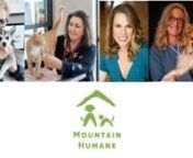 April 7, 2022 - The ever-broadening scope of the work being done at Mountain Humane to give companion animals and their families the best life possible is exciting. The Community Library welcomes a panel of experts, organized by Mountain Humane--the valley&#39;s non-profit shelter, to discuss contemporary shelter practices, including animal welfare and other topics.nnPanelists will include: Kelly Mitchell, Senior Director - Shelter Operations and Outreach Mountain Humane; Rachel Thompson, Program Ma