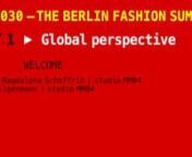 GLOBAL PERSPECTIVEnnHow might we create fashion that includes repair mechanisms the planet, people, culture and the economy?nn3 pmWELCOMEnProf. Magdalena Schaffrin &#124; studio MM04nMax Gilgenmann &#124; studio MM04n t n3.05 pmtKEYNOTEnVisions &amp; values for a regenerative fashion systemnClaire Bergkamp &#124; Textile Exchangen t n3.15 pm PANELnRegenerative fashion and design for the biospherenChandra Prakash Jha &#124; Fashion For Biodiversity SolutionsnRenana Krebs &#124; AlgaeingnLauren Bright &#124; The Biomimicry I