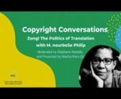 PLEO is excited to announce the return of our Copyright Conversations series! Taking Our Voice: Copyright as a Tool to Achieve Equity, will take a deep dive into the experiences of several artists as they work to navigate complex copyright issues. nnThe first of the series raises questions of fairness and equity when dealing with issues of translation. PLEO Founder and Legal Director Martha Rans is joined by writer, painter and scholar, Stéphane Martelly, and Toronto-based poet, author, and law