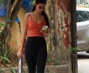 POOJA HEGDE SPOTTED AT PILATE GYM FOR WORKOUT SESSION from pooja hegde
