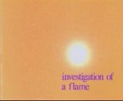 Investigation of a Flamenby Lynne Sachsn45 minutes / color/b&amp;w n2001nn
