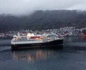 Havila Castor arrived in Bergen for the first time 5 May 2022