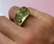 18ct yellow gold, tourmaline, peridot and resin cocktail ring:nhttps://www.tessapackard.com/jewellery/gemstone-everglades-ring/