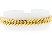 https://www.ross-simons.com/904104.htmlnnCrafted in Italy from fine 18kt yellow gold, this Cuban-link bracelet is a classic look that will withstand the ever-changing trends. Polished to an impressive shine. Lobster clasp, 18kt yellow gold Cuban-link bracelet.