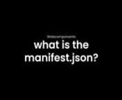 What is the manifest.json file in the Web Component Boilerplate of the Open Data Hub.nnRepository Boilerplate/Hello-world: https://github.com/noi-techpark/webcomp-boilerplatenOpen Data Hub Web Components store: https://webcomponents.opendatahub.com/n---nnManifest.json Open Data Hub Validator tool: https://webcomponents.opendatahub.com/validator/ nnFor support, please contact help@opendatahub.com