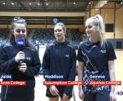 We caught up with Team Vic Girls 18 Years and Under Blue Team Captains, Jaida, Maddison, &amp; Gemma at the School Sport Australia Basketball Championships. nnOver 930 students registered to trial. School Sport Victoria selected six teams to compete at the School Sport Australia Championships. nnWhat a great week! nnIf you see someone you know, tag them. nn#SSA2022 &#124; #SchoolSportAustralia &#124; #PlayValueConnect &#124; #TeamVicAlumni &#124; Basketball Victoria &#124; Basketball Australia&#124; #TeamVicnn▼ STAY CONN