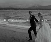 Devan and Ryan know how to go with the flow. What was once a lakefront beach wedding on the ever popular Lake Tahoe quickly transitioned into an indoor affair, though it was still beyond gorgeous and full of love. nnLet&#39;s just say that 40+ mph wind gusts and cold ass rain don&#39;t exactly scream beautiful wedding day, but Devan and Ryan leaned whole heartedly into the curveball and didn&#39;t skip a beat. We ventured into the harsh conditions for some of the most moody portraits one could ask for.Who