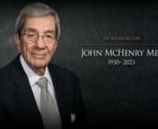 John McHenry Mee, a retired partner with McAfee &amp; Taft and a consummate “deal lawyer,” passed away on Tuesday, October 17, 2023, at the age of 93.nnA native of Oklahoma City, John graduated from Pomona College in Claremont, California, in 1951 and the University of Oklahoma College of Law in 1954. After serving as a trial lawyer with the U.S. Department of Justice in Washington, DC, for a year and as an attorney with the U.S. Air Force Judge Advocate General’s Corps for three years, he