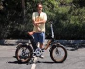 This 750 watt foldable fat tire ebike from sixthreezero is a powerful electric bike contained in a very small package.This 20