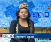 Join us as Jamhuri Wear founder and creative director Kimathi sits down with Amina Abdi-Rabar of NTV Kenya&#39;s The Trend for an inspiring conversation about the incredible journey of starting and operating an African clothing brand in New York City. From humble beginnings to dressing global icons like Jay-Z, Akon, K&#39;naan, and Lupita Nyongo, Jamhuri Wear has become a symbol of African pride and style. Kimathi shares his insights on the challenges and triumphs of building a successful brand, the imp