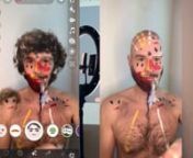In der Werkgruppe HOW NOT TO BE FACE RECOGNIZED (MORE THAN A LOOK) befasst Stefan Mildenberger sich mit den Gesichts-Filtern diverser Apps. (Snapchat, Instagram, Tiktok, ect.)nMit Farbe und Pinsel werden mit abstrakten Mustern die Gesichtszüge gebrochen, um die Funktion des AR-Filters zu stören. Die Performer:innen irritieren eine Filter-App (Snapchat, Instagram, Tiktok, ect.) für Gesichter, indem sie ihre Gesichter schrittweise mit Farbe und Pinsel bemalen. Ziel ist das der AR-Filter immer m