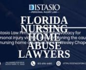 Distasio Law Firm is encouraging victims and families to reach out for legal support and is committed to guiding them through injury claims, while also educating the public on recognizing abuse signs.nThe Distasio Law Firm, renowned for its commitment to upholding justice for victims of personal injury, has taken a formidable stance on the issue of nursing home neglect and abuse in Wesley Chapel, Florida. Scott Distasio, a board-certified civil trial lawyer and the firm&#39;s founder, is championing