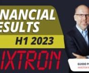 In this video presentation, Guido Pickert of AIXTRON SE provides a comprehensive overview of the company&#39;s performance for the second quarter and the first half of 2023.nnThe video begins with an introduction to the operational highlights of Q2, demonstrating a robust order intake of EUR 178 million, a 17% YoY increase. This uptick was fueled by strong demand for wide-band-gap Power Electronics, especially GaN and SiC. The G10-SiC system was the front runner in orders, indicating a trend towards