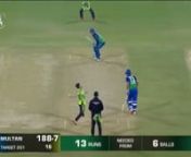 PSL8 Final Match Between Lahore vs Multan. What a last over of zaman khanand Lahore won the match .