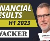 This video presentation delves into Wacker Chemie AG&#39;s financial performance for H1 2023, a comprehensive review led by Joerg Hoffmann, the Head of Investor Relations. The company&#39;s results for Q2 were presented, noting the revisions in the full-year guidance due to unforeseen factors.nnThe video highlights a significant development: the takeover of ADL antibiotic Stadium, a biotech compound in Spain. Wacker Chemie AG now wholly owns this European biotech site, increasing its fermentation capabi