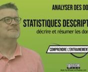 Analyse des données - JASP - Les statistiques descriptives from statistiques descriptives