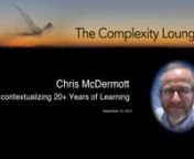 We&#39;re so excited to welcome Chris McDermott to the September session of The Complexity Lounge.nnIn the past 20+ years, the way in which we deliver software has changed beyond recognition, with the development of Lean Agile practices playing a considerable part in this transformation. Our focus on “uncovering better ways” has led us to develop a large number of new ways of working that have vastly increased quality, reduced cycle times, and put valuable software into the hands of customers wh