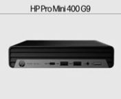 HP Pro Mini Tower 400 G9 Desktop PC (CD) from hp pc