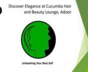Discover a haven of tranquility at Cucumba Hair and Beauty Family Lounge Adoor, where exceptional hair and beauty services await you. Located in Adoor, Pathanamthitta, our lounge caters to the needs of both men and women, with a special focus on creating a relaxed and welcoming environment for gents. As a prominent gents beauty parlour in Pathanamthitta, we specialize in a wide array of services, including grooming, haircuts, hair styling, and skincare tailored specifically for men. With our exp
