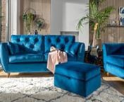 Hoxton Sofa range in blue by ScS Living.