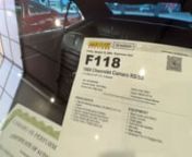 Walk-around video of F118: 1968 Chevrolet Camaro RS/SS crossing the block at Mecum Kissimmee 2024.