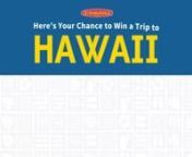 Enter for Your Chance To Win a Trip to the Waikiki SPAMJam® with L &amp; L Hawaiian Barbecue!nnL &amp; L Hawaiian Barbecue wants to give you a chance to win a trip to the Waikiki SPAMJam®.Winner will receive:nn• Roundtrip Airfare for Two (2) to Honolulu via Alaska Airlinesnn• 3-night Stay at the Outrigger Waikiki Beachcomber HotelnnSeveral chances to win!nn• Fill out the form on this page (1 entry)nn• Download the L&amp;L app and enter through the online form (1 entry)nn• In-app pu