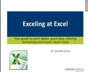 Excelling At Excel 2023