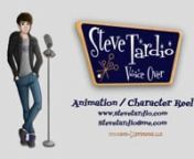 Various animated characters I voiced for film and television.