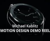 My website: https://michaelkablitz.de/nFor business inquiries: mail@michaelkablitz.dennI&#39;m Micha and I&#39;m a Video Editor &amp; Motion Designer based in Berlin, Germany. I mainly specialize in Commercials &amp; Image Films, Social Media Content, Music Videos and Event Videos. This is my Motion Design Demo Reel for 2023.nnI have edited several Commercials &amp; Image Films for international Brands, Narrative Short Films, Trailers as well as TV Shows and much more. Among my satisfied clients are for