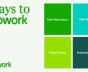 As the world’s work marketplace, there’s more than one way to use Upwork—and at least one that works for you. From quick project turnarounds to major strategic transformations, businesses of all sizes and ambitions can develop the trusted relationships they need to thrive and grow.Start posting jobs and connecting with talent right away with Talent Marketplace, or choose projects off the shelf and get moving on mission-critical work with Project Catalog. Need help pinpointing the right p