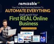 IT&#39;S TIME TO REMIX HOW YOU MAKE MONEY!nhttps://d21f8kibik09bpepkassh6qa23.hop.clickbank.net/nnIntroducing RemixablenYour One-Stop Marketing Solution To Automate Everything And LaunchnYour First REAL Online BusinessnnIncluding... Building Websites, Developing Software, Creating Brandsn&amp; Getting Buyer Traffic!nn✅ Build &amp; Remix Websitesn✅ Create &amp; Sell Softwaren✅ LiveChat &amp; Coachingn✅ Create HD Videosn✅ Daily Affiliate Programsn✅ Build New SoftwarennHow Is Remixable Diff