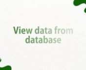 View data on the PostgreSQL database table