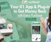 myWorld App &amp; Plug-in makes it easy for you to enjoy all your Shopping Benefitsnfrom the palm of your hands. Wherever you are, whenever you want.nhttps://myw.tf/8bcoovnnCashback with every purchasenn1. Register now for freenhttps://myw.tf/8bcoovn2. Shop online or at local Partnersn3. Look forward to Cashback and Shopping PointsnnScan &amp; Go - easy, rewarding and transparentnn✅ Easy and simplenYou can submit your receipt directly after your purchase through the myWorld Appnn✅ Cashback a