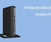 HP Elite Mini 800 G9 Desktop PC from desktop pc hp