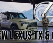 TWO NEW LEXUS MODELS: THE 2024 GX AND TX from 2024 lexus gx