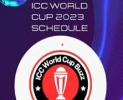 The ICC Cricket World Cup 2023 is an eagerly awaited tournament for cricket enthusiasts around the globe. Scheduled to take place in India, the tournament promises to showcase thrilling matches and fierce competition between the world&#39;s best cricket teams.nThe schedule and fixtures for the ICC World Cup 2023 in India feature matches that will be played across multiple venues in the country. The participating teams, including the top cricketing nations, will battle it out to secure the coveted ti