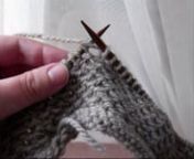 Comment tricoter à l&#39;endroit et à l&#39;envers en tenant le fil dans la main gauche, c&#39;est à dire à la méthode continentale